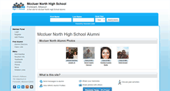 Desktop Screenshot of mccluernorthhighschool.org